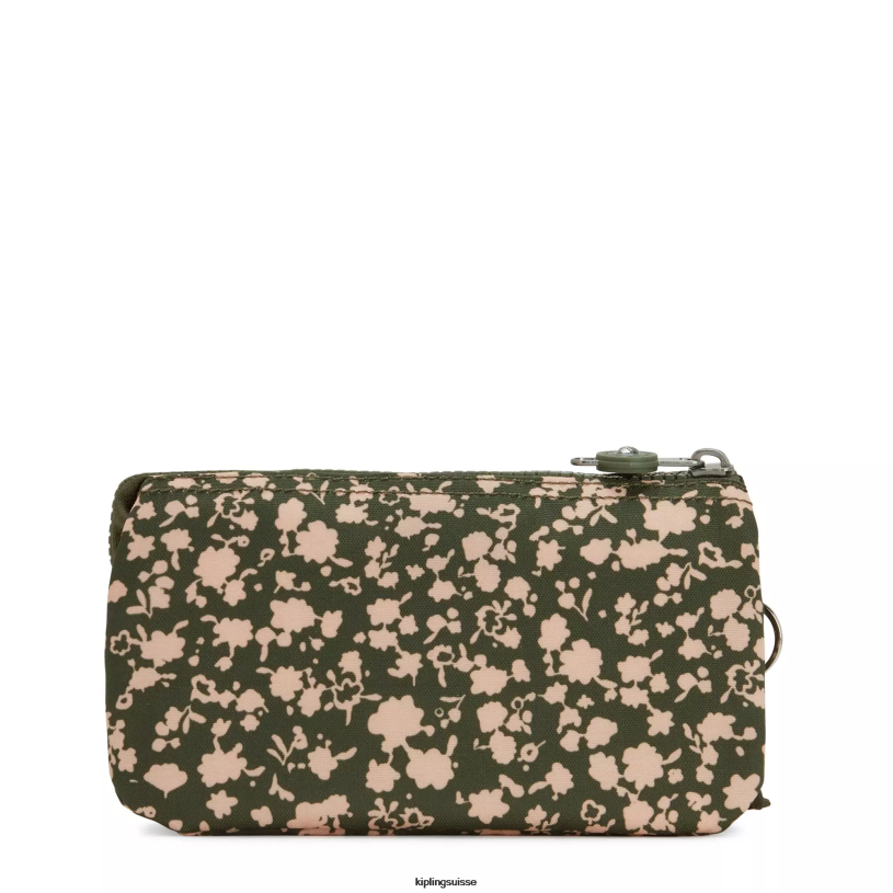 Kipling pochettes fleurs fraîches femmes créativité grande pochette imprimée FPRN306
