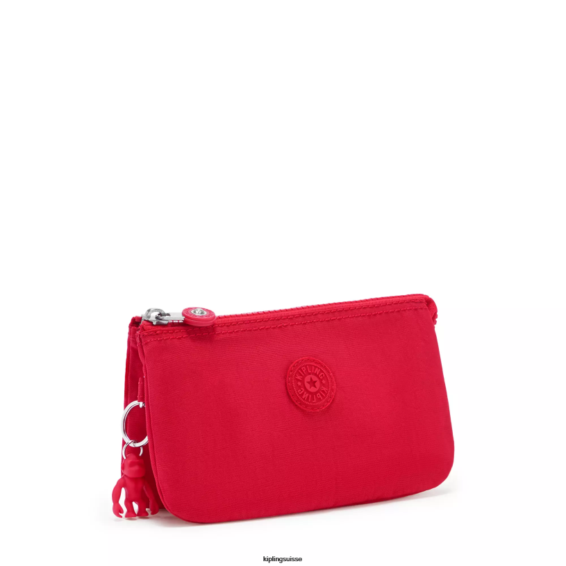 Kipling pochettes rouge rouge femmes grande pochette créativité FPRN538