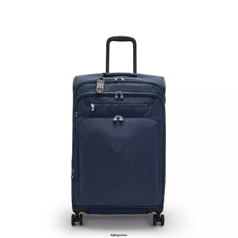 Kipling bagages à roulettes bleu bleu femmes bagage à roulettes youri spin medium 4 roues FPRN522
