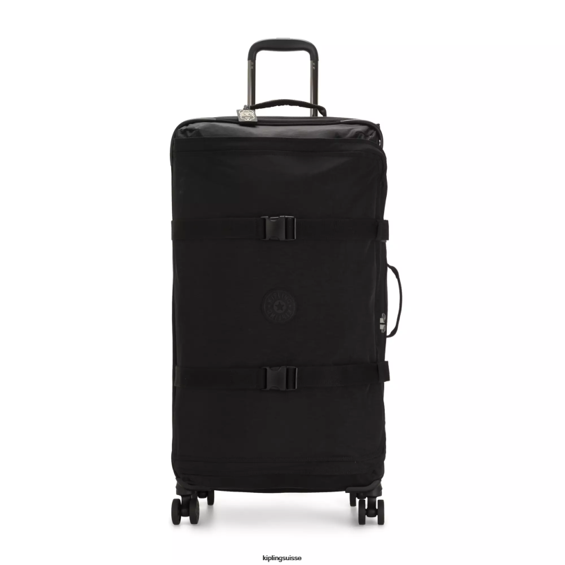 Kipling bagages à roulettes noir noir femmes grand bagage à roulettes spontané FPRN518