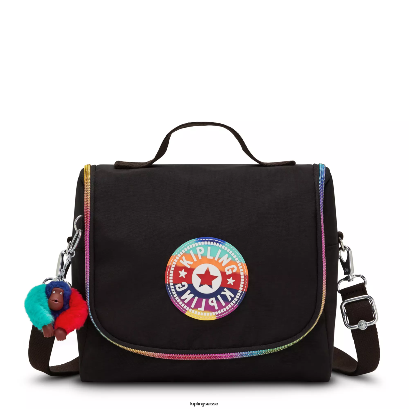 Kipling sacs à lunch arc-en-ciel vraiment noir femmes sac à lunch kichirou FPRN656