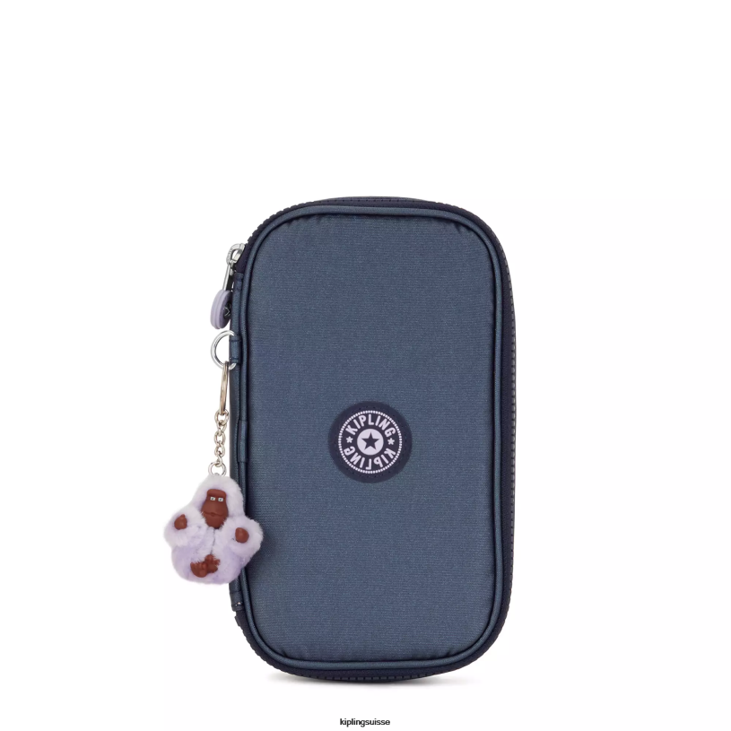 Kipling stylos et étuis à crayons bleu amiral femmes Etui métallique 50 stylos FPRN599