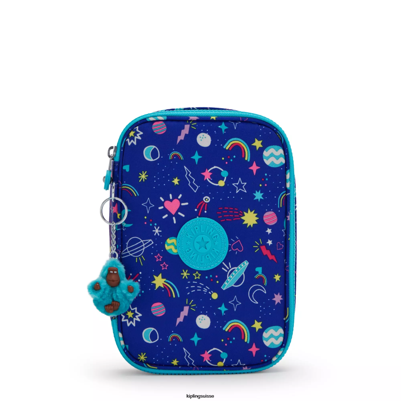 Kipling stylos et étuis à crayons gadgets de galaxie femmes Etui imprimé 100 stylos FPRN586