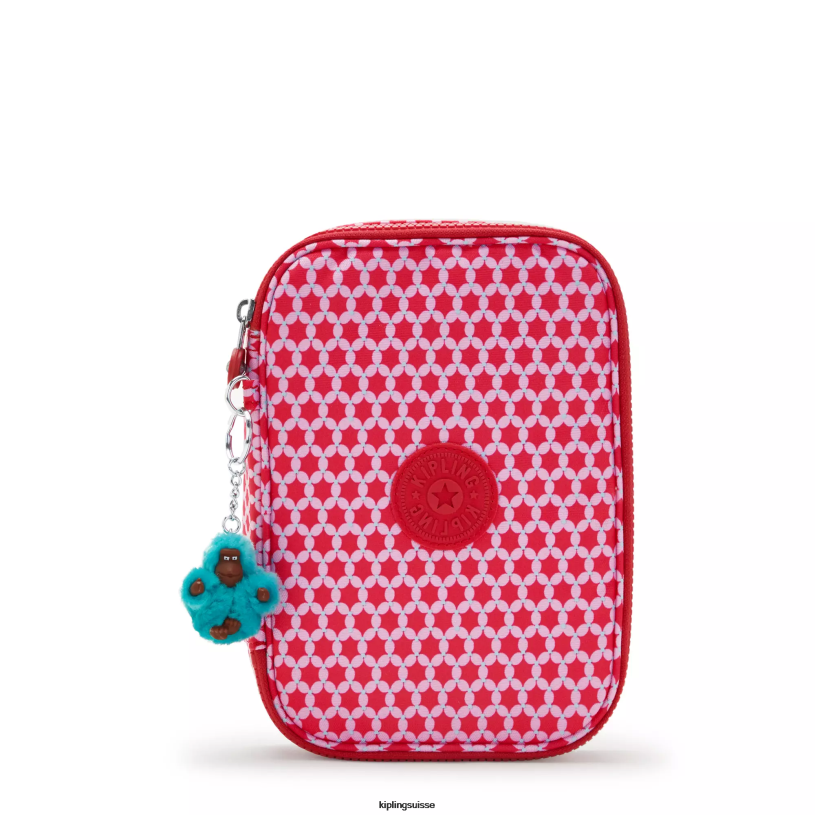 Kipling stylos et étuis à crayons point étoilé femmes Etui imprimé 100 stylos FPRN585