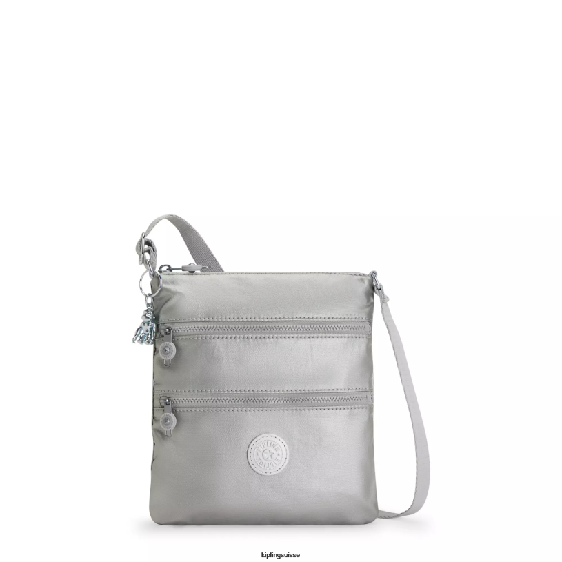 Kipling mini-sacs métallique brillant femmes mini sac à bandoulière métallisé keiko FPRN96