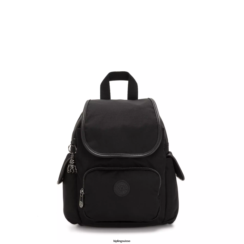 Kipling mini-sacs noir riche femmes city ​​pack mini sac à dos FPRN395