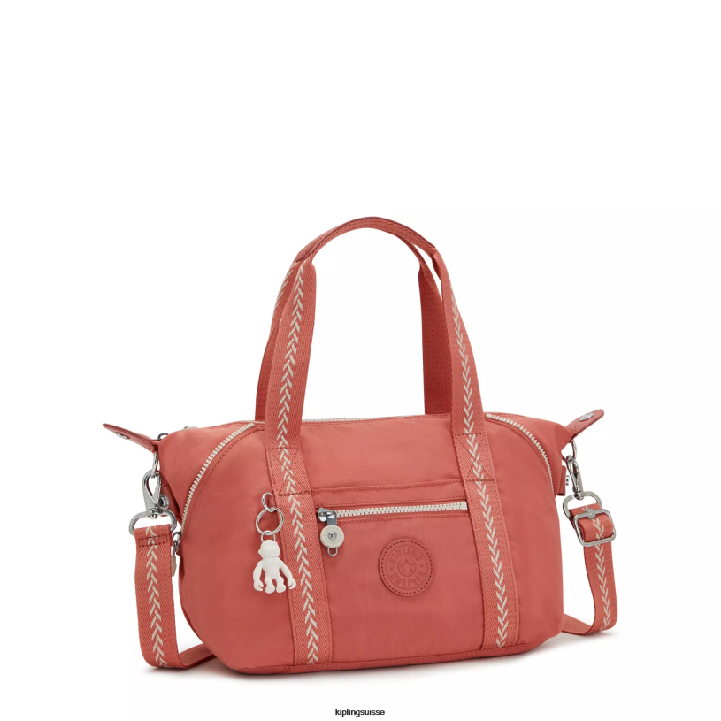 Kipling sacs à bandoulière rose millésime femmes mini sac porté épaule art FPRN41