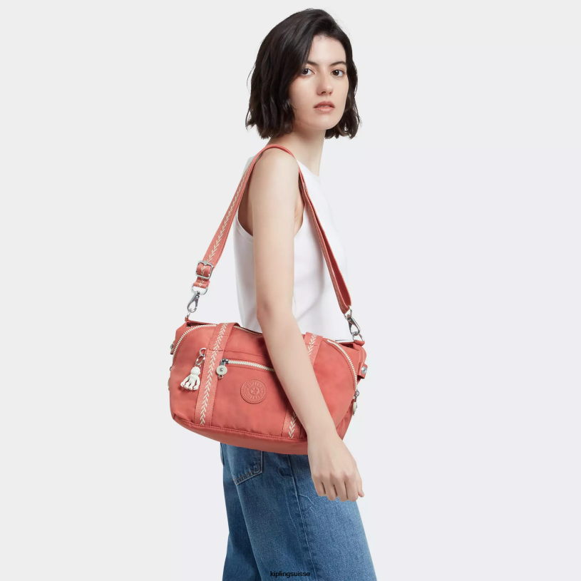 Kipling sacs à bandoulière rose millésime femmes mini sac porté épaule art FPRN41