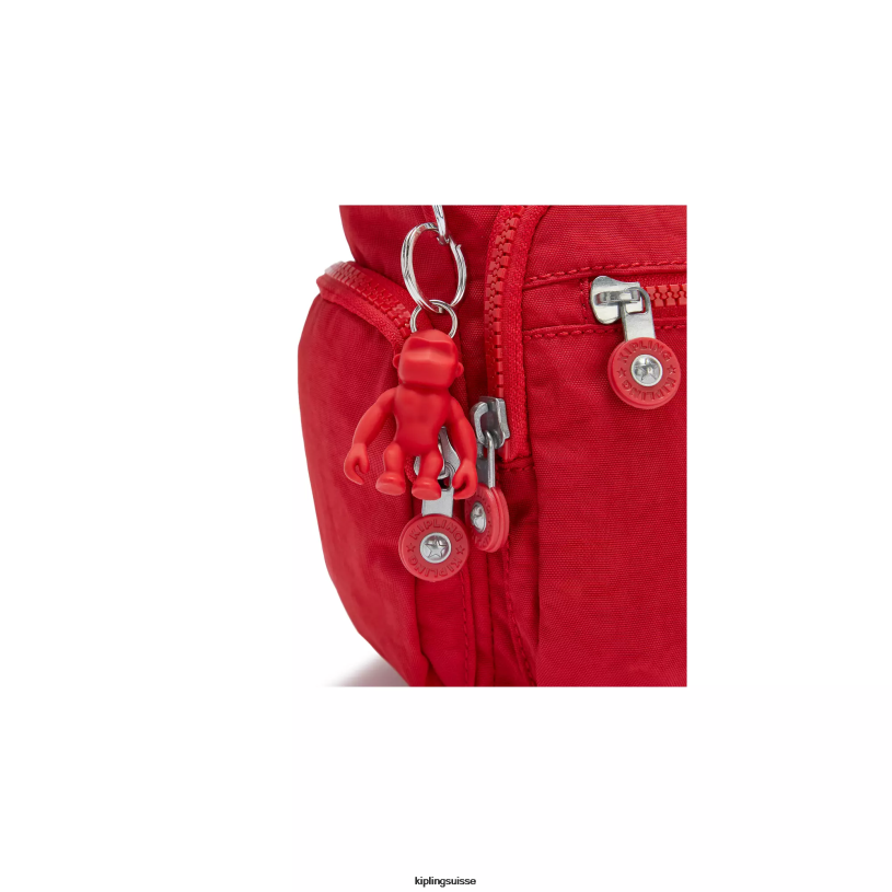Kipling sacs à bandoulière rouge rouge femmes gabbie petit sac à bandoulière FPRN164