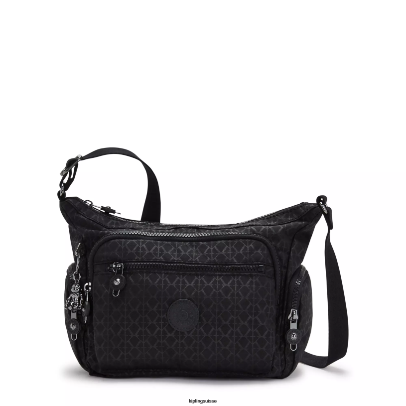 Kipling sacs à bandoulière signature en relief femmes gabbie petit sac à bandoulière imprimé FPRN233