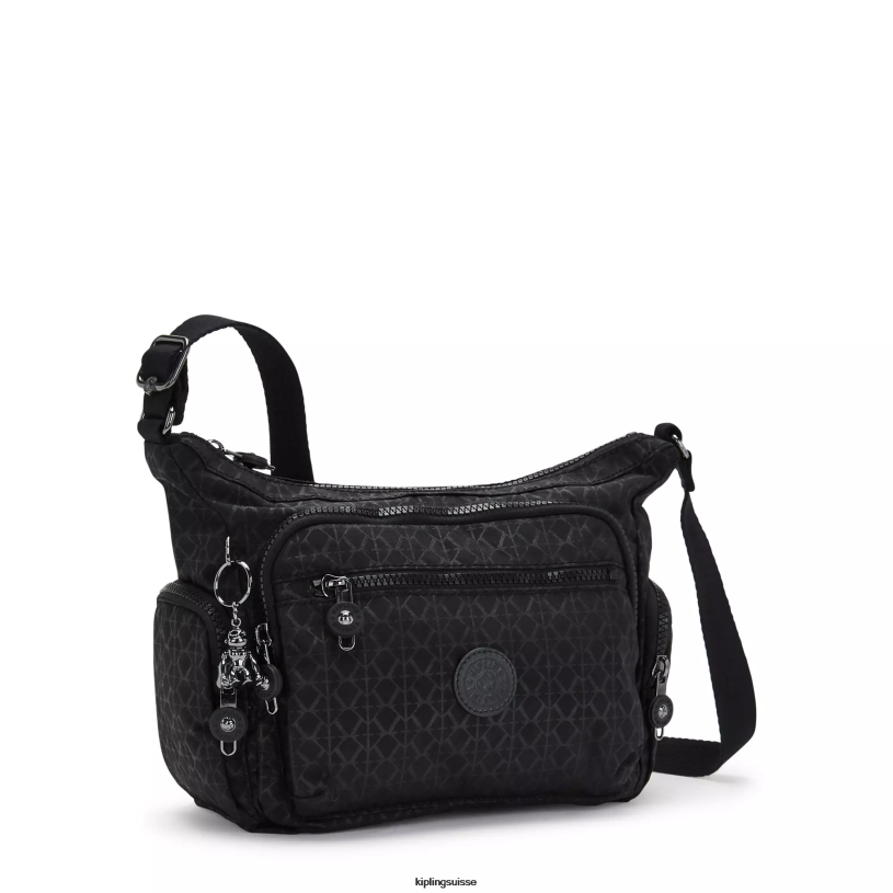 Kipling sacs à bandoulière signature en relief femmes gabbie petit sac à bandoulière imprimé FPRN233