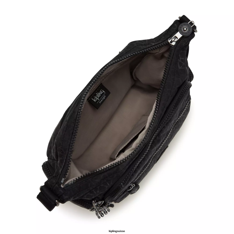 Kipling sacs à bandoulière signature en relief femmes gabbie petit sac à bandoulière imprimé FPRN233
