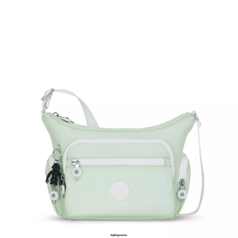 Kipling sacs à bandoulière vert aéré femmes gabbie petit sac à bandoulière FPRN162