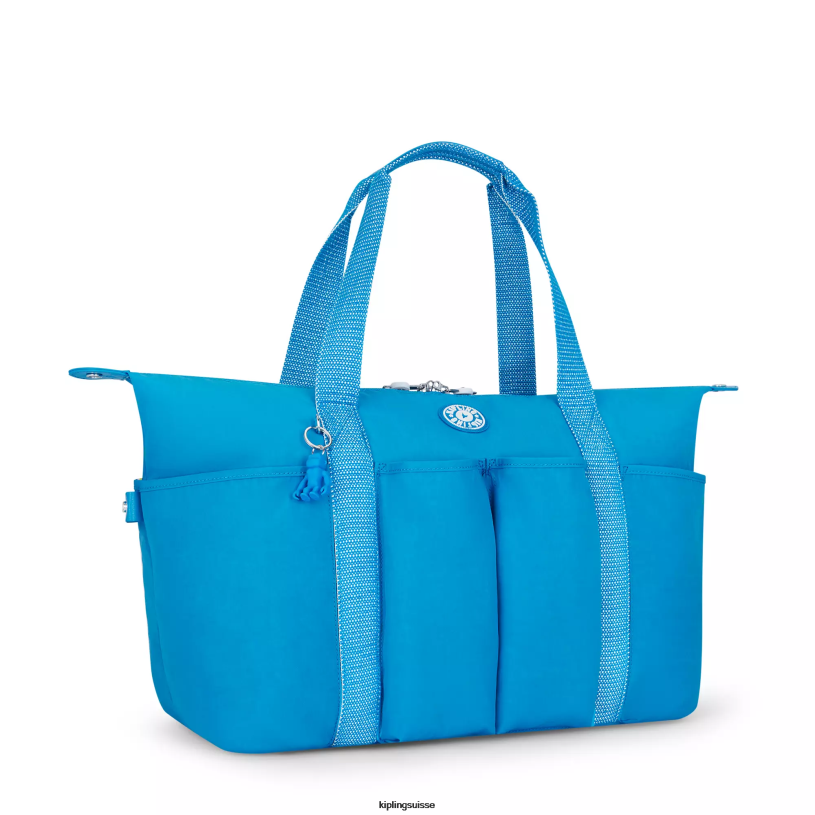 Kipling sacs fourre-tout bleu impatient femmes sac fourre-tout polyvalent art m FPRN269