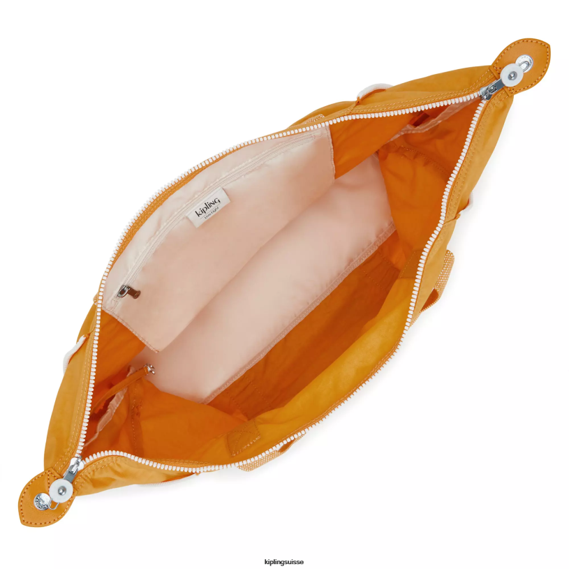 Kipling sacs fourre-tout jaune rapide femmes sac fourre-tout de taille moyenne FPRN256